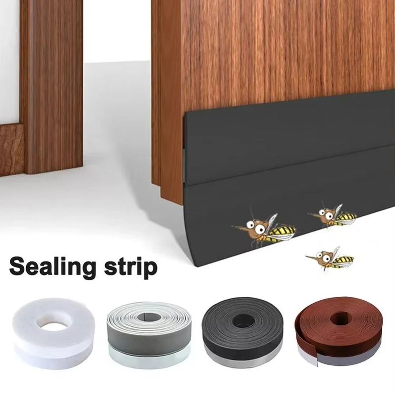 Product Introduction of Durable Self Adhesive Door Bottom Seal Strip Dust-Proof Winter-Proof Windshield Sealing Tape Strong Adhesive Noise Stopper for Bottom Of Doors Seal Block Light Noise 15