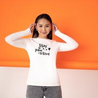 Gambar Tshirt Kaos Stay Paw-sitive dari JAAN Domestic Shop Kab. Bogor 4 Tokopedia