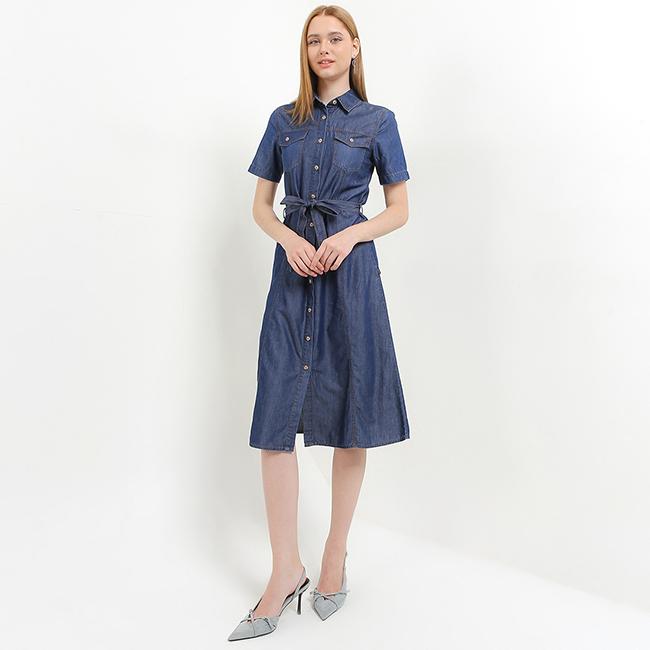 Gambar Hush Puppies Dress Wanita MISKAV Dark Blue LG28156DBL - Dark Blue, L dari 9to9 Indonesia Kota Tangerang 5 Tokopedia