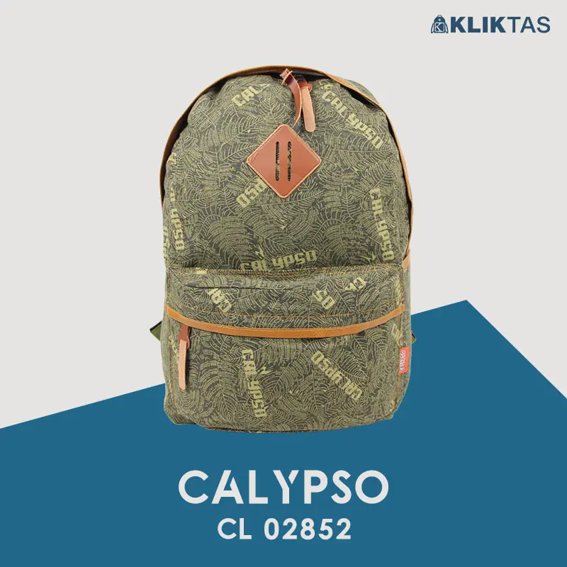 [CUCI GUDANG!!] Tas Ransel Pria Calypso 02852 Backpack Remaja ABG Unisex Sekolah Kuliah Tas Bahu Gendong 0