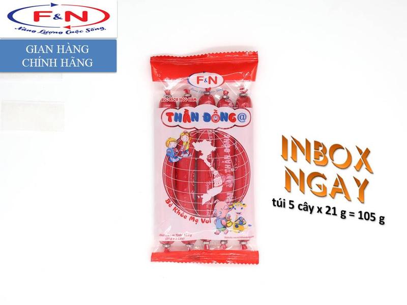 Xúc Xích Heo Hầm TĐ @) Túi 21g x 5cây = 105g