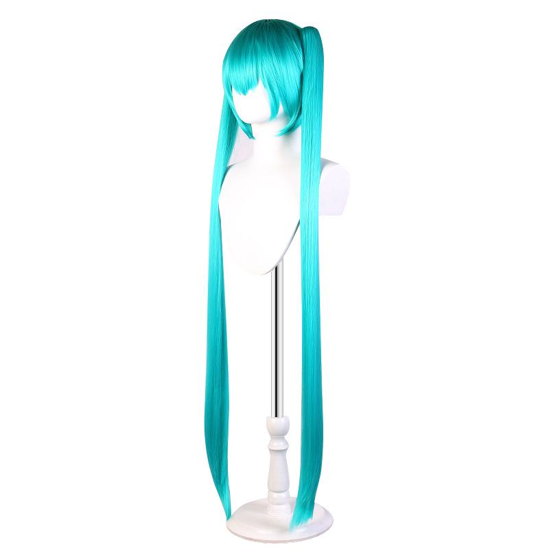 Tóc Giả Hóa Trang, Phong Cách Vocaloid, Màu Xanh Hồ, Thiết Kế Hatsune MIKU, Anime Huafei, Tóc Giả 3