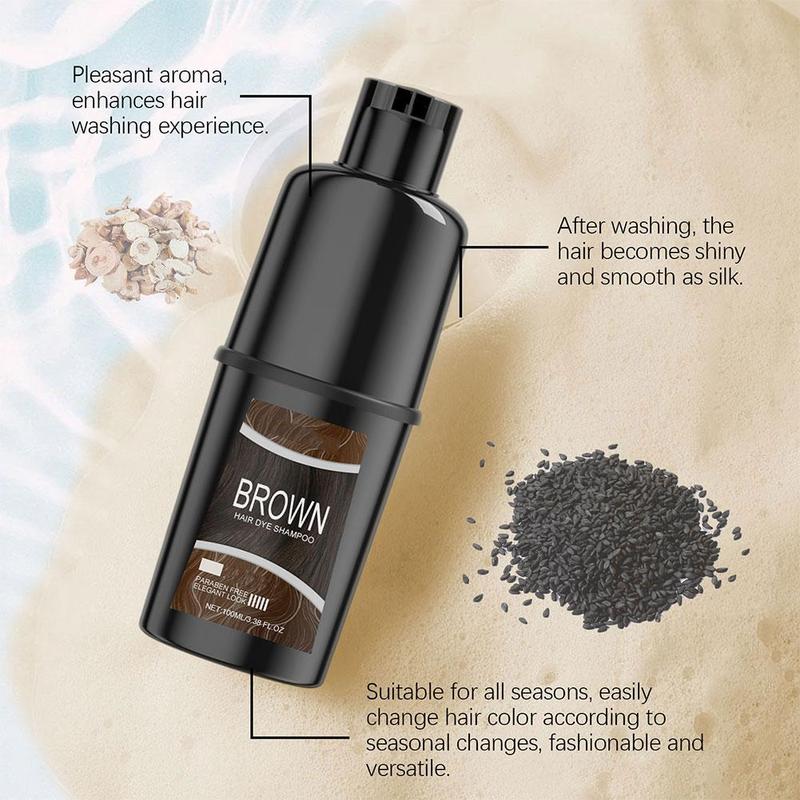 Product Introduction of Dầu Gội Nhuộm Tóc Thảo Dược Tự Nhiên, 100ml, Dầu Gội Màu Tóc, Cho Tóc Gary, Nâu Đậm Và Đen, Mã L3E5 31