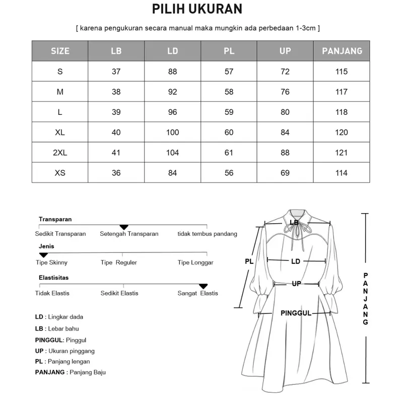 FADFAD Korean style women's casual fashion slim waist long-sleeved long striped dress 6