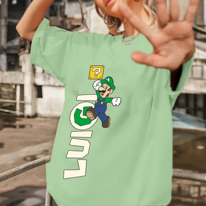 T-shirt Kaos Pria Wanita lengan pendek motif "LUI G" Combed Printing Digital Soft Distro Oblong Baju Keren bajudistro 3