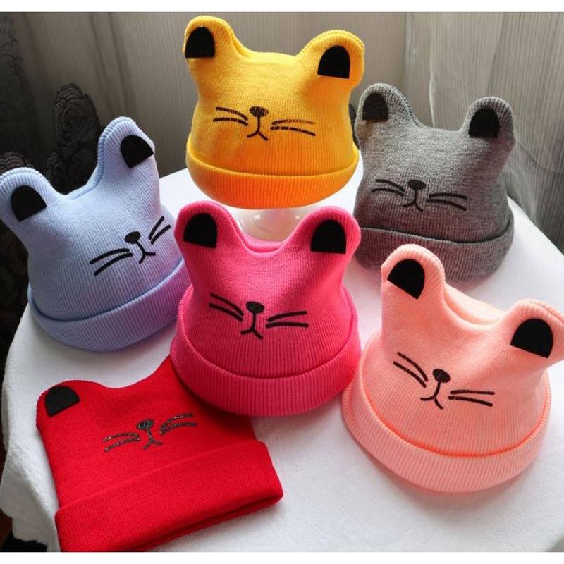 หมวกเด็ก หมวกไหมพรมเด็ก หมวกเด็กแรกเกิด **พร้อมส่งจากไทย** 2