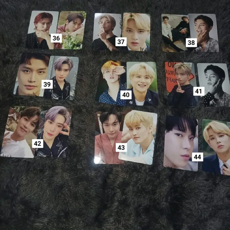 photocard official dicon 101 nct 127/PC dicon 101 nct 127/pc mark jaehyun yuta taeil taeyong doyoung jungwoo johnny haechan/mark bnw dilan 4