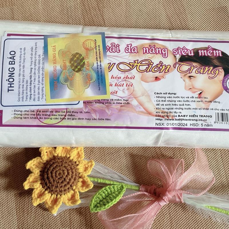 Combo 10 Gói Khăn Khô Đa Năng loại 170gram giá 129k Dùng Cho Mẹ và Bé tã chéo sữa màn tắm  lót đi du lịch trai ngẫu nhiên khăn lót cho bé nằm Kem khănxo chobe khan vaikho mochee vải khoda 3