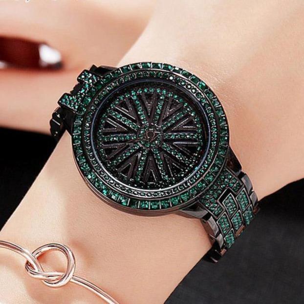 Đồng hồ nữ MASHALI LUXURY Xoay 360, Mặt Chuyển Động Theo Cử Chỉ Tay, Mạ Màu Siêu Đẹp