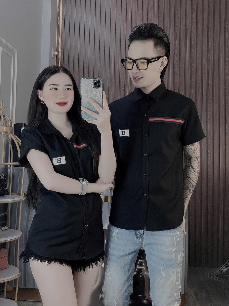 Product Introduction of Sơ Mi Nam [CAO CẤP] Ngắn Tay  Chữ B - Vải Cotton [CAO CẤP] Dày Đẹp - X2 Màu Trắng + Đen [NMEN LUXURY] Menswear Jean Shirt 4