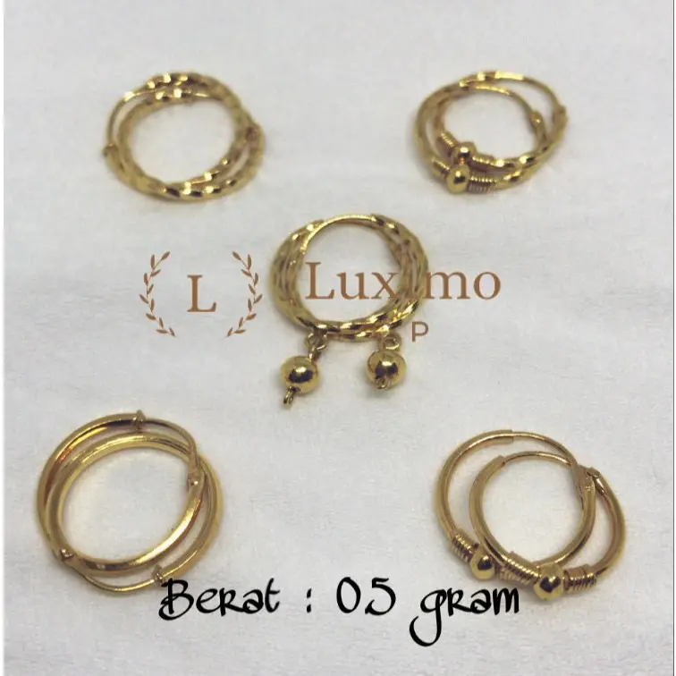 Anting Ring Anak 0.5 gram EMD
