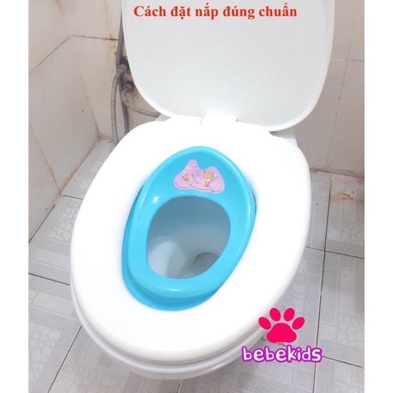 Product Introduction of Bệ lót thu nhỏ bồn cầu cho bé - Bệt xí cho trẻ em / Thu nhỏ bồn cầu Việt Nhật- Chống trượt hiệu quả Voi Bô 5