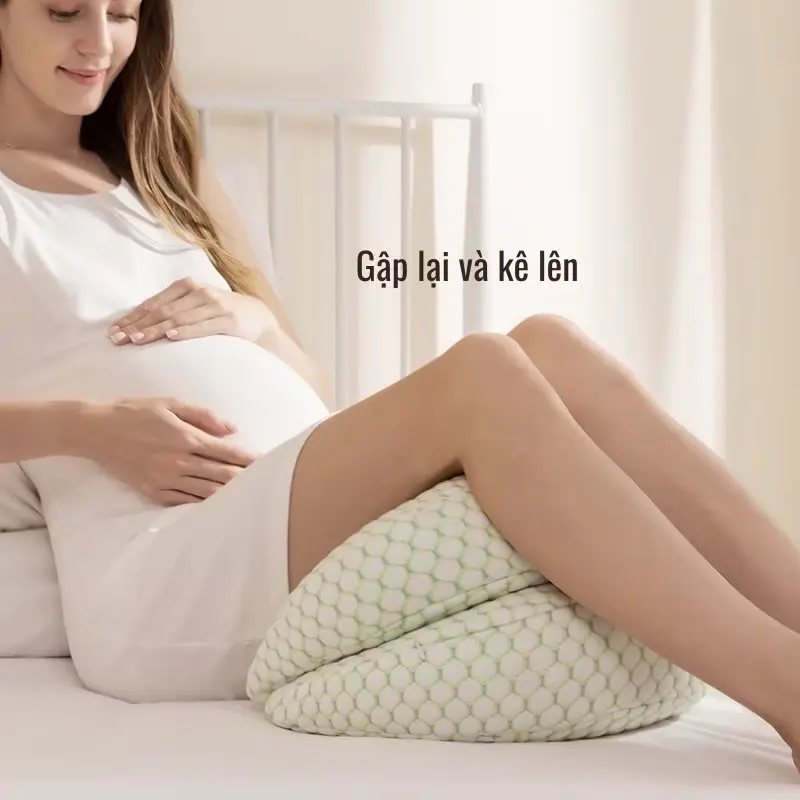 Gối Mẹ Bầu Cánh Tiên Giảm Đau Lưng Hỗ Trợ Ngủ Ngon 6
