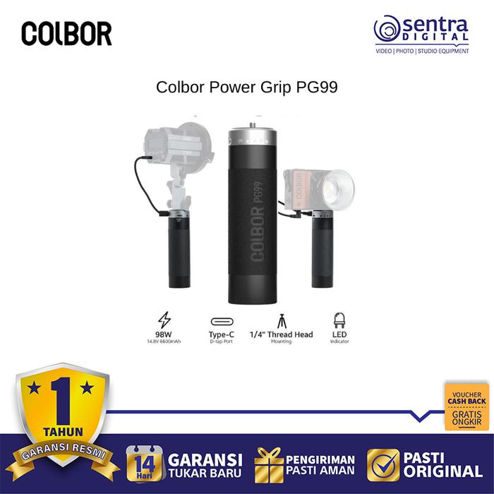 Gambar Colbor PG99 Power Grip V Mount Battery Handle Grip for COB LED Light Photography Videography dari Sentra Digital Kota Surabaya Tokopedia