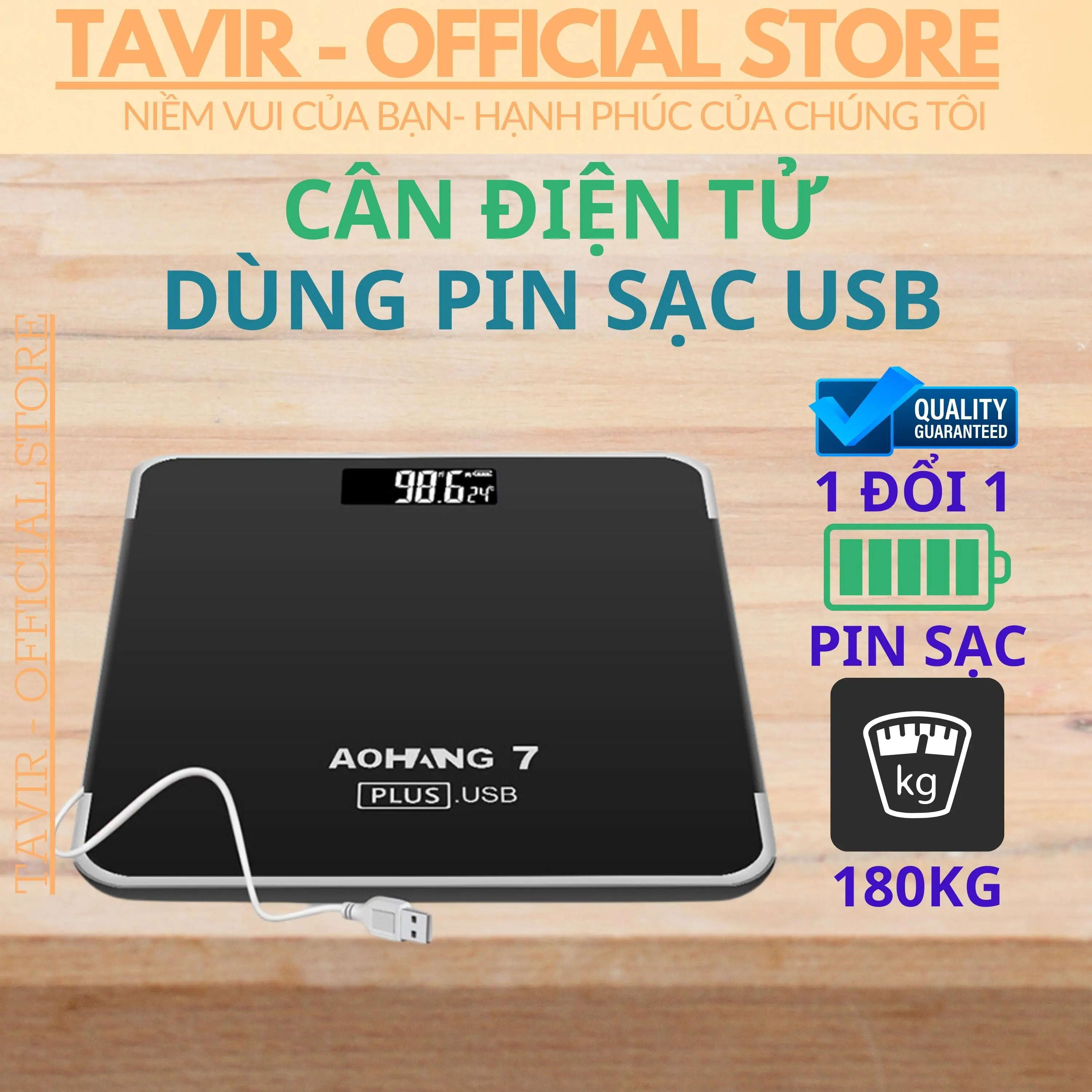 Cân sức khỏe điện tử màn hình led trên mặt kính cường lực tải trọng tối đa 180kg 4 cảm biến cân nặng cảm biến nhiệt độ phòng