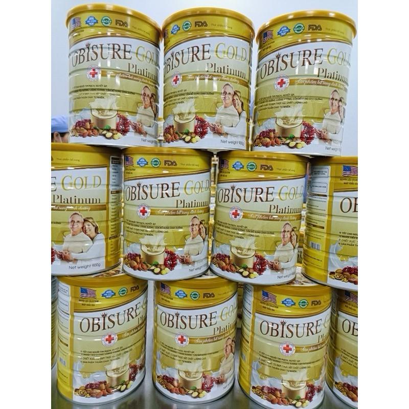 Obisure Gold Plantinum - Sữa hạt đạm thực vật 900g, giúp giảm đau và duy trì sự dẻo dai, khoẻ cơ, xương khớp, bên cạnh bổ sung nhiều dưỡng chất giúp nâng cao sức đề kháng và cải thiện sức khoẻ tim mạch, trí não