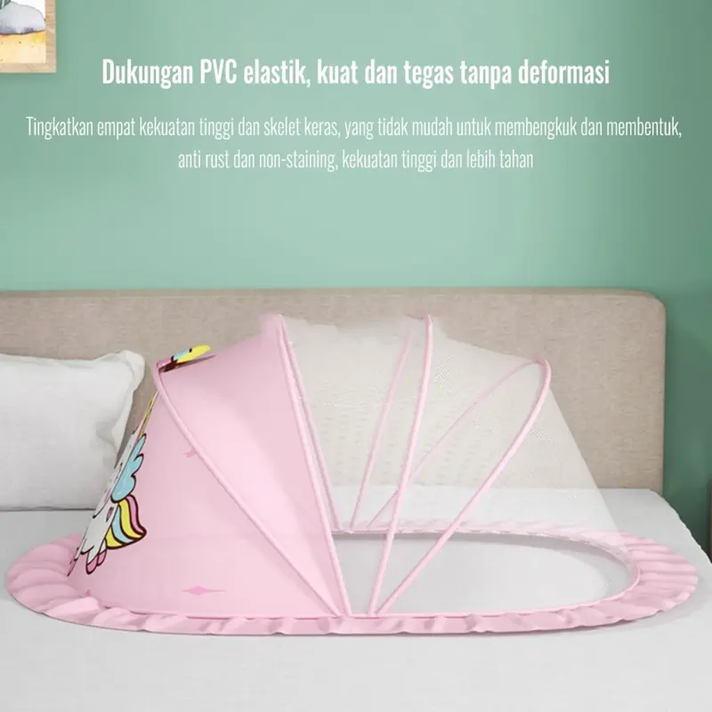 Jaringan Nyamuk Tidur Bayi Dengan Melipat Yang Bisa Dikembalikan Dan Melindungi Seluruh Lingkungan 6