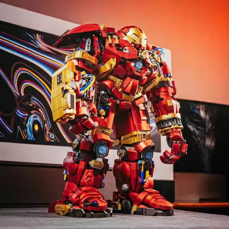 Đồ Chơi Lắp Ráp Người Sắt, Mô Hình Áo Giáp Người Khổng Lồ Xanh Hulkbuster, Tương Thích Với Lego, Mecha, Người Biến Hình Marvel, Thích Hợp Cho Bé Trai, 48 Giờ Giao Hàng, Đồ Chơi Lắp Ráp Toy Toy 1