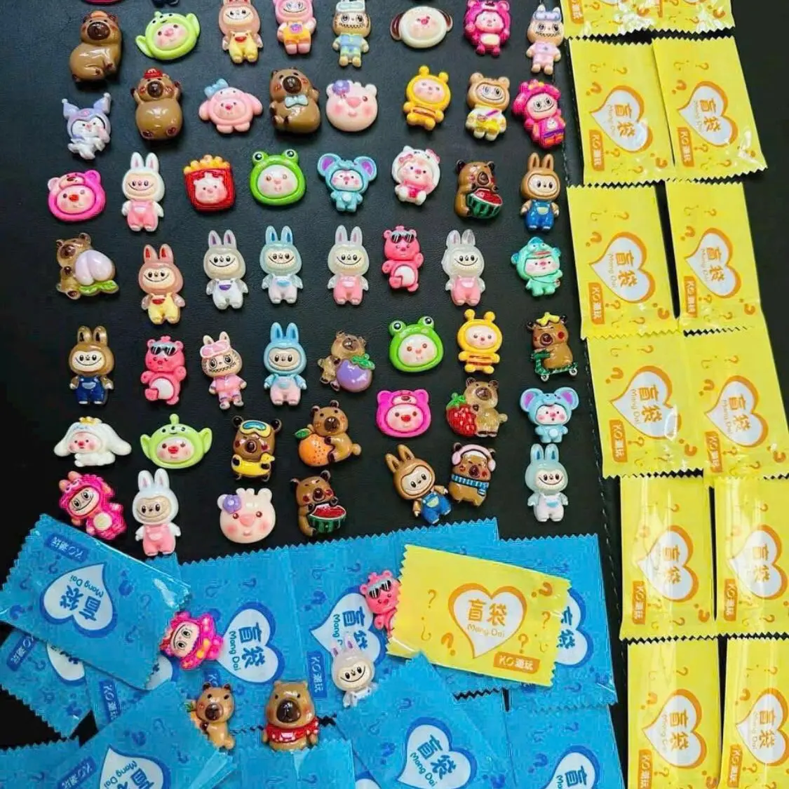 Set 10/20/50 mô hình Labubu, Kuromi,Hải ly,hoa quả đồ vật HOTTREND 1-3cm box mini có nguyện vọng vui vẻ bất ngờ Diy tui muph túi mù