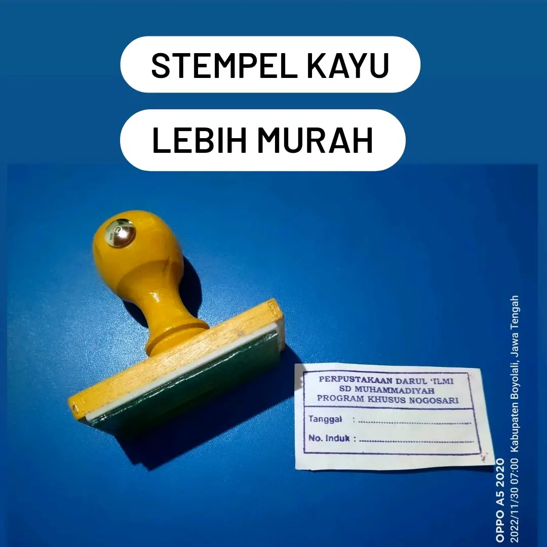 STEMPEL KAYU