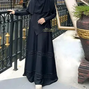 abaya syifa BAHAN FURSAN SILKY Gamis Muslim Wanita