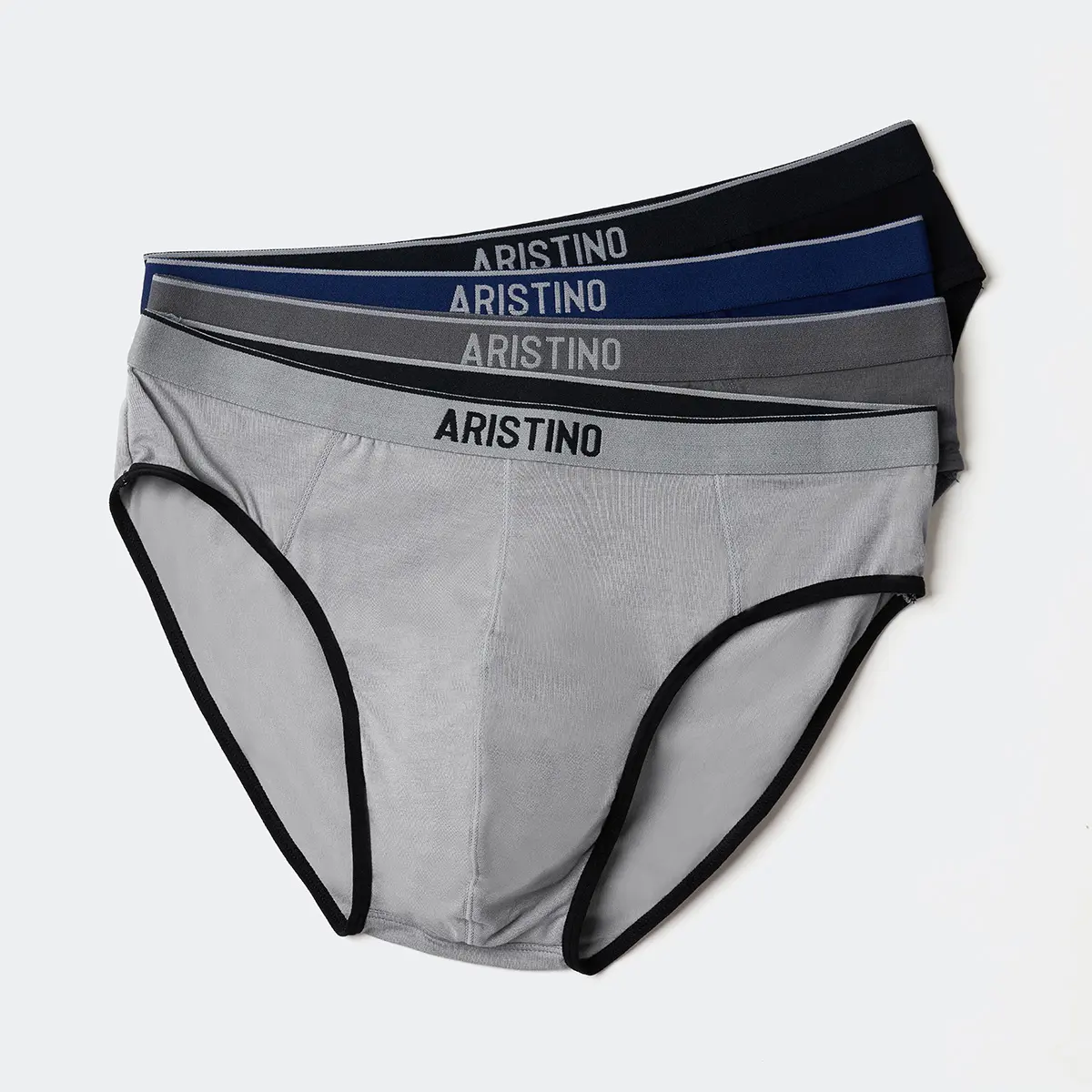 (Combo 4 quần) Aristino - Quần lót nam chất liệu Cotton cao cấp mềm mượt, bóng mịn, kháng khuẩn tự nhiên và thấm hút mồ hôi tốt ABF1605