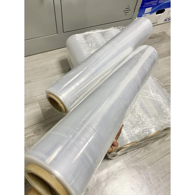 Màng PE Trắng 2kg khổ 50cm , Màng Co PE Trắng, Màng Nilong Trắng Màng Chít quấn hàng bọc hàng 4