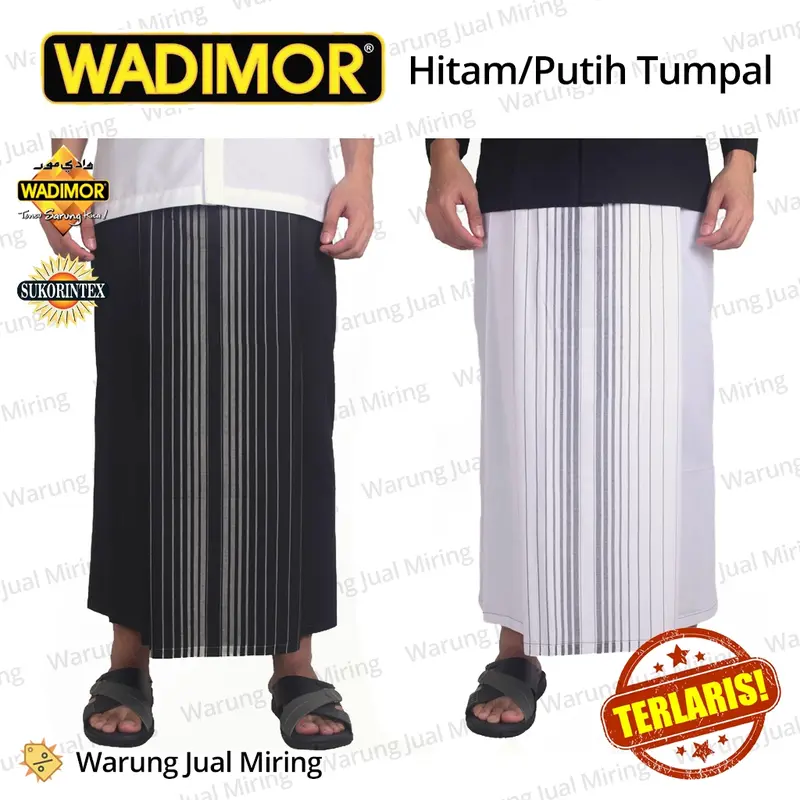 Sarung WADIMOR Hitam Putih Polos Premium Original Dewasa Anak Grosir Kain Samping Tumpal Sholat Santri Junior Remaja Tanggung SMP Pria Laki Cowok Couple Ayah Jumbo Store Warna Abu Coklat Katun Motif Padang Harga Murah 100% Ori Official Terbaru Tahun 2025 5
