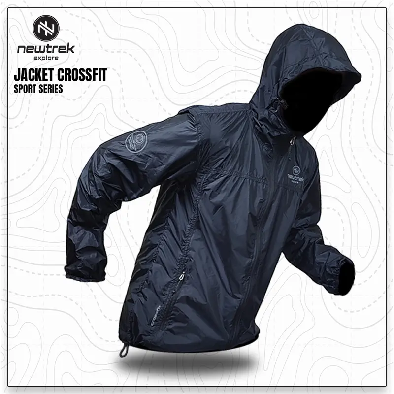 Newtrek Jaket Outdoor - Pakaian Jaket Parasut Olahraga Uniseks Crossfit Sport Series jaket pendaki gunung jaket  windbreaker gorpcore  wildshell arei  gorpcore gorpcore  gunung 0