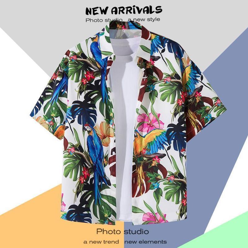 Product Introduction of Áo Sơ Mi Đi Biển Thường Ngày Dành Cho Nam Giới, Áo Sơ Mi ngắn Tay Áo Mỏng Mùa Hè, Áo Sơ Mi In Hình, Dáng Rộng Vừa Vặn, Áo Sơ Mi Hawaii Sành Điệu, Thích Hợp Cho Phụ Nữ, Năm 2025 13
