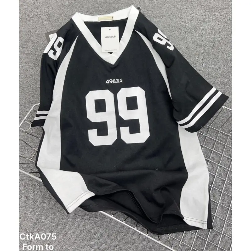 Áo thun tay nữ lỡ form rộng chất cotton số 99phong cách Hàn Quốc COLASTORE M09