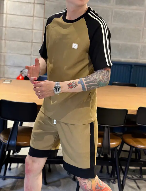 Đồ bộ nam THFashion Mã 004 [FREESHIP] chất cotton dệt size M L XL XXL 3XL Menswear đồ bộ bộ nam Áo Quần both etha 2