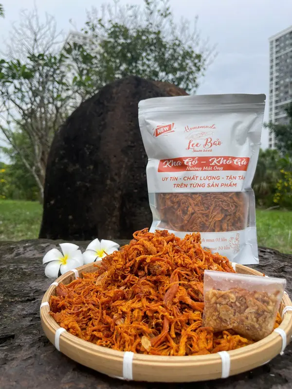 [500gram] KHÔ GÀ NƯỚNG MẬT ONG TỎI 1