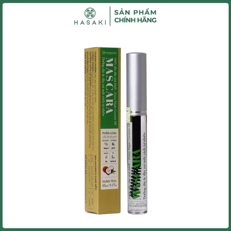 Mascara Dưỡng Mi Milaganics Dầu Dừa 5ml | HASAKI BEAUTY Mỹ Phẩm Cosmetic