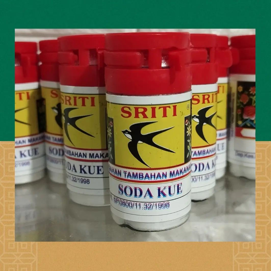 Soda Kue SRITI botol 1pack (12 X 15gr) Premium Grosir Paling Murah, JAGAD GROSIR Bahan Baking Powder