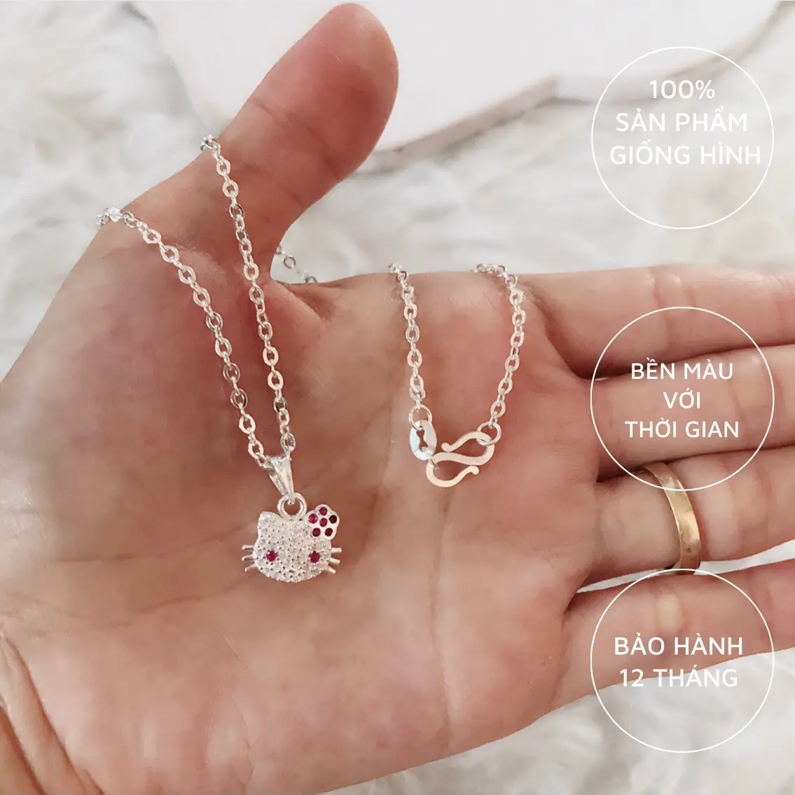 Dây chuyền K itty cho bé Dây chuyền