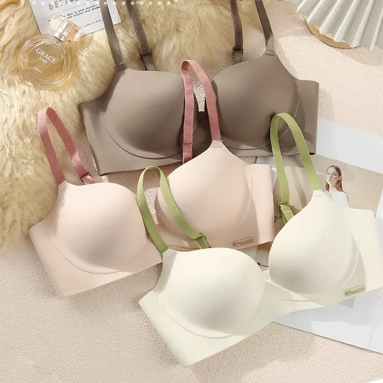 [Áo Lùi Size] Áo Lót Áo Bra Chất Su Đúc Không Gọng Không Đường May Mút Mỏng   -- VN231067 Nữ Women 4