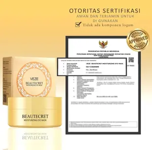 Veze Masker Mata Collagen Ruby Moisturizing  Eye Mask ORIGINAL Masker Mata Panda Kantung Masker Mata Untuk Tidur