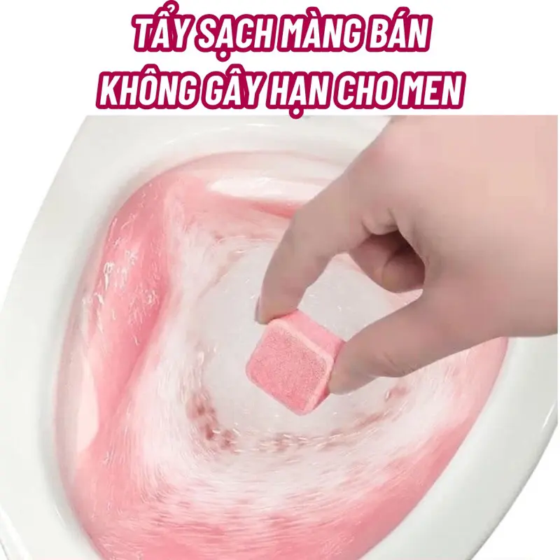 COMBO 5 HỘP 60 VIÊN Thả Vệ Sinh Bồn Cầu Công Nghệ Mới Diệt khuẩn 99% Tẩy Sạch Sẽ Vết Bẩn(TG) 6