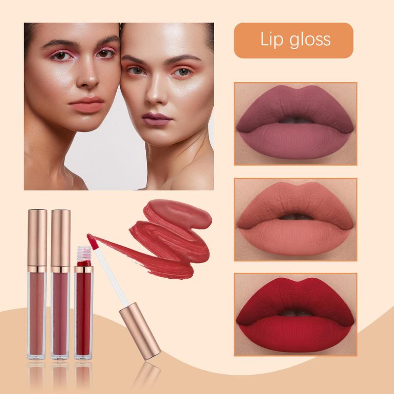 Makeup Set, 1 Set Multi-functional Makeup Eyeshadow Palette & Brush & Sponge & Eyeliner & Lipstick & More, Professional Makeup Set for Women, Cosmetic 6