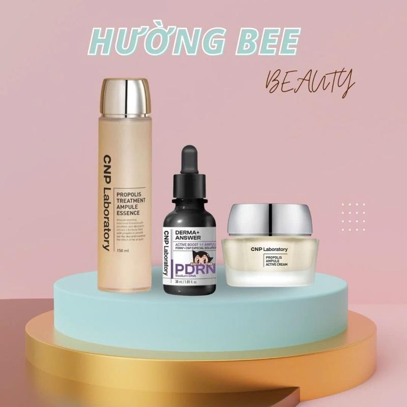 Chính Hãng Combo Cấp Ầm Phục Hồi Cho Da Dầu Mụn Nhạy Cảm Toner C N P + Serum PDRN + Kem C N P