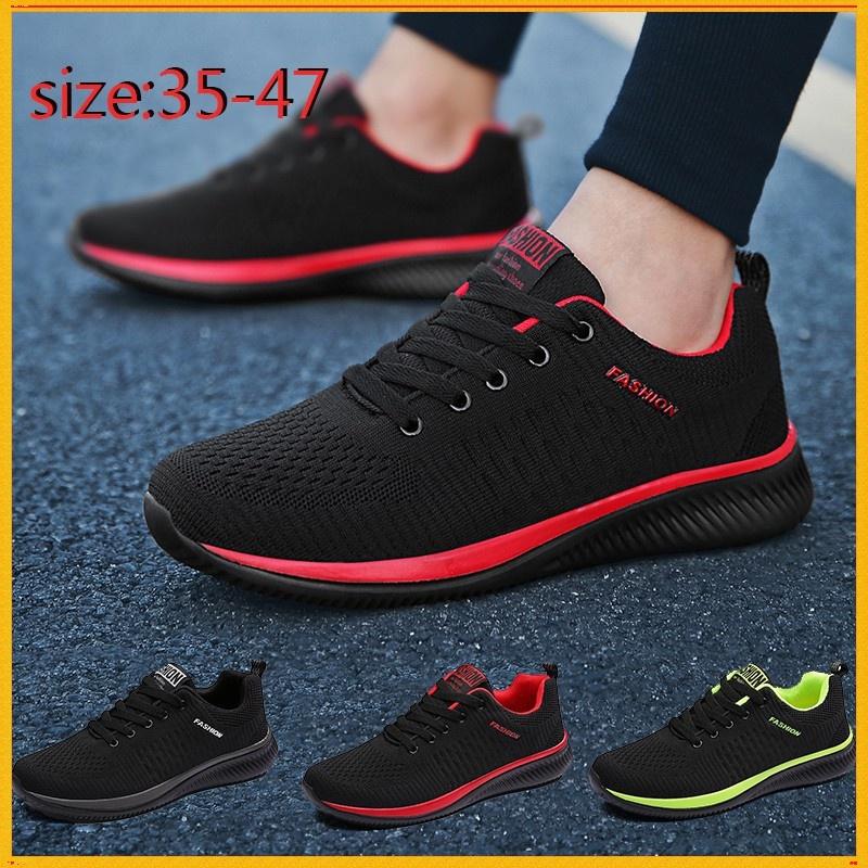 Product Introduction of Kasut Lari untuk Lelaki, Saiz Besar 35 ~ 48, Stok Sedia, Kasut Sukan untuk Wanita, Kasut Pasangan, Fesyen, Kasut Sukan Kasual 2
