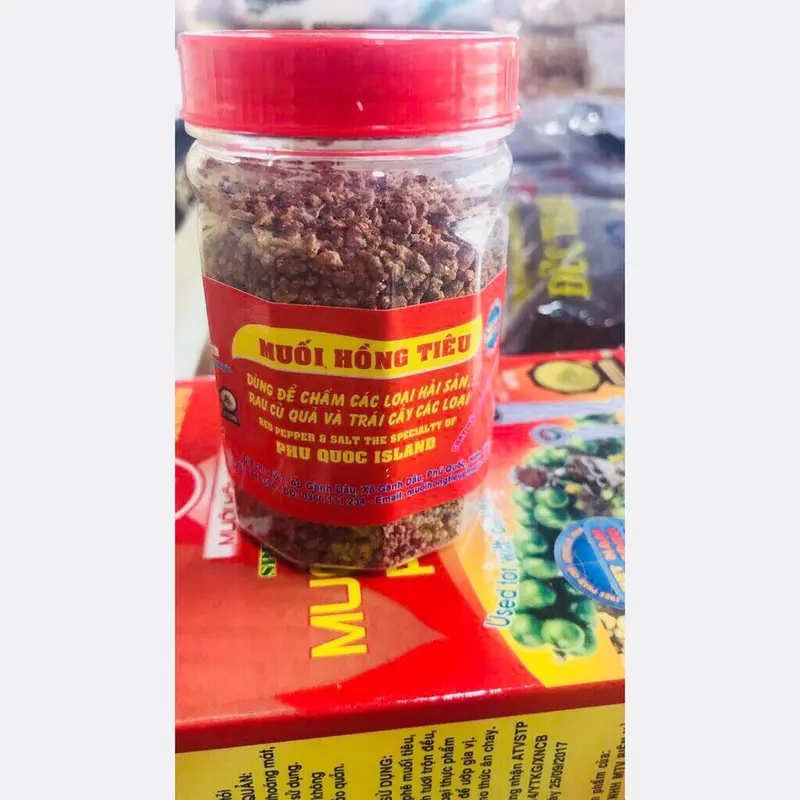 Hủ Muối Hồng Tiêu Phú Quốc 120g Hàng tiêu chuẩn Gia Vị 1