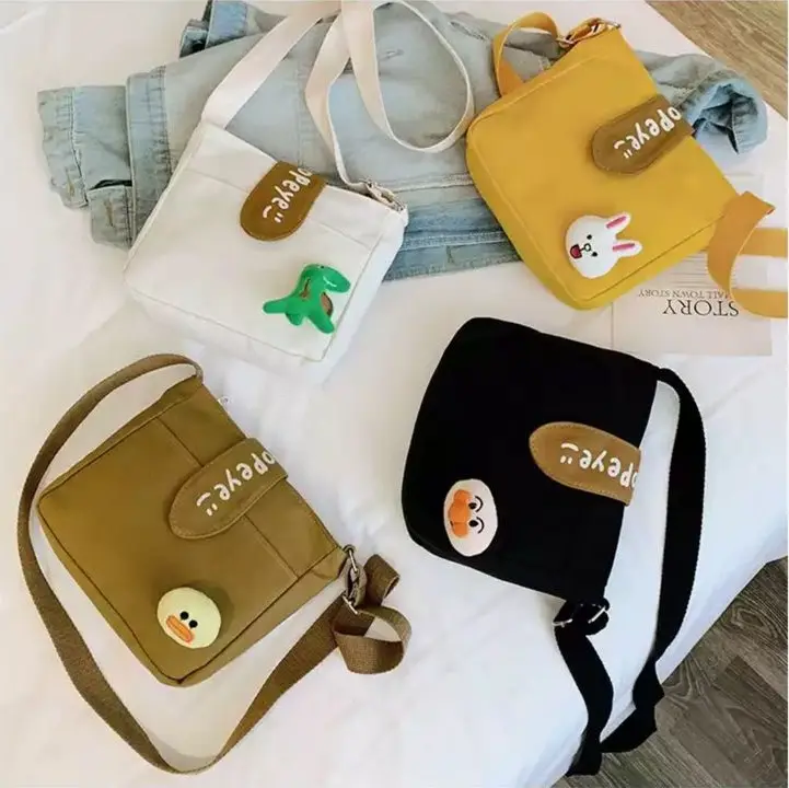TASNOVAKU - SLING BAG WANITA MINI CONY AND FRIEND / TAS BAHU / TAS SELEMPANG KOREA STYLE 0