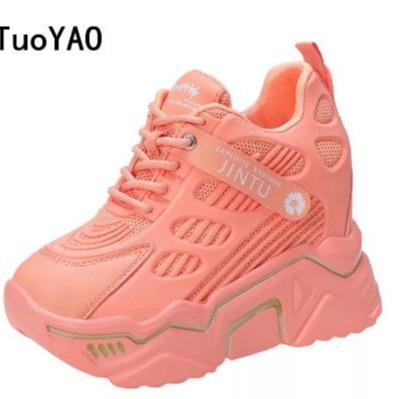 DM SHOES -Sepatu Sneakers Wanita Sol Platform Tebal Hak Dala