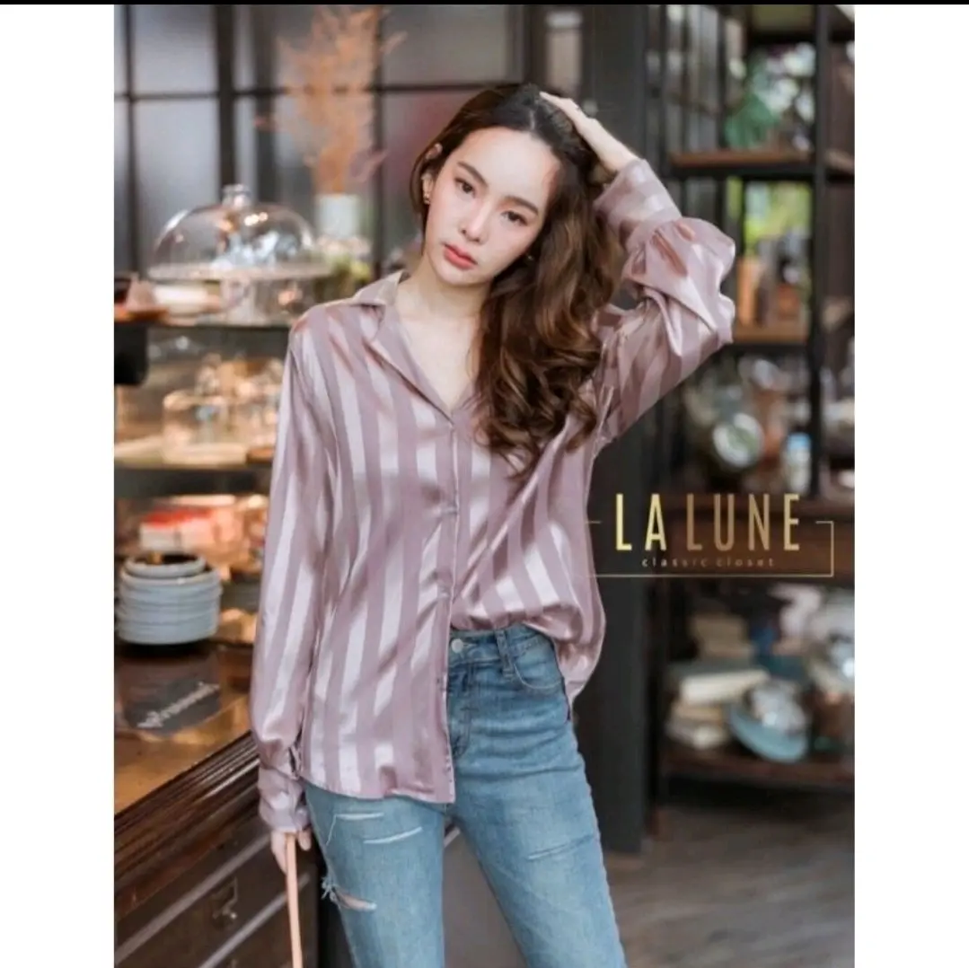Kemeja Satin Lalune ORI Bangkok