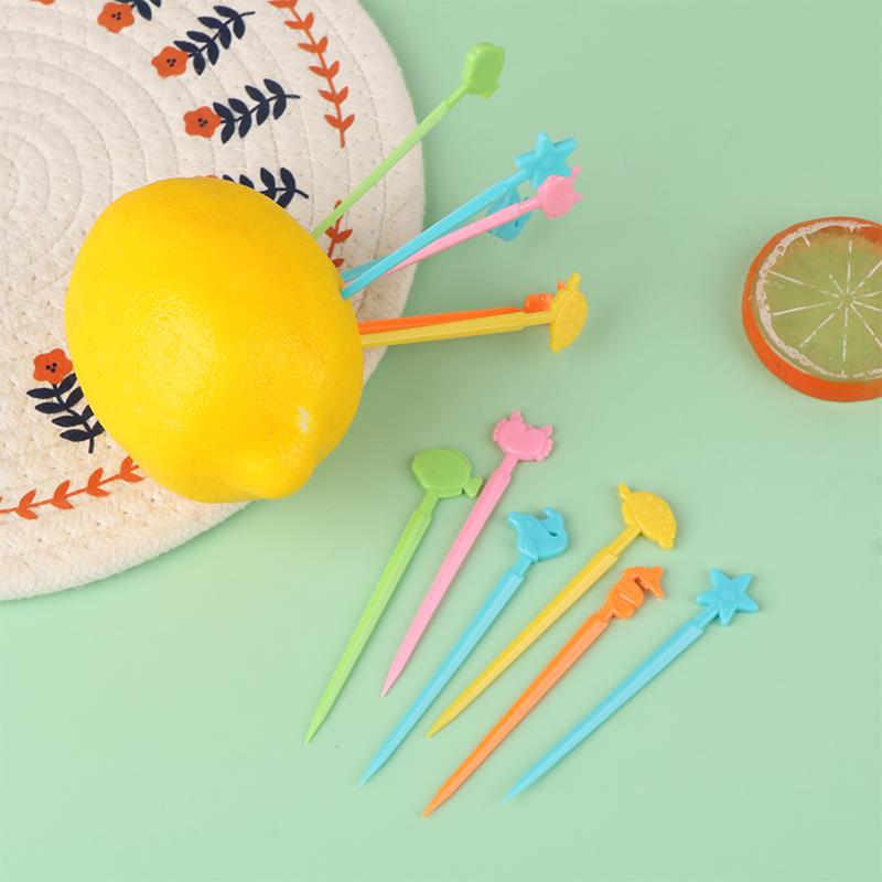 Product Introduction of 20Pcs/Set Cute Animal Food Toothpicks Mini Cartoon Toothpicks Bento Fruit Forks Lunch Box Toothpick Bento Lunch Decoration 21