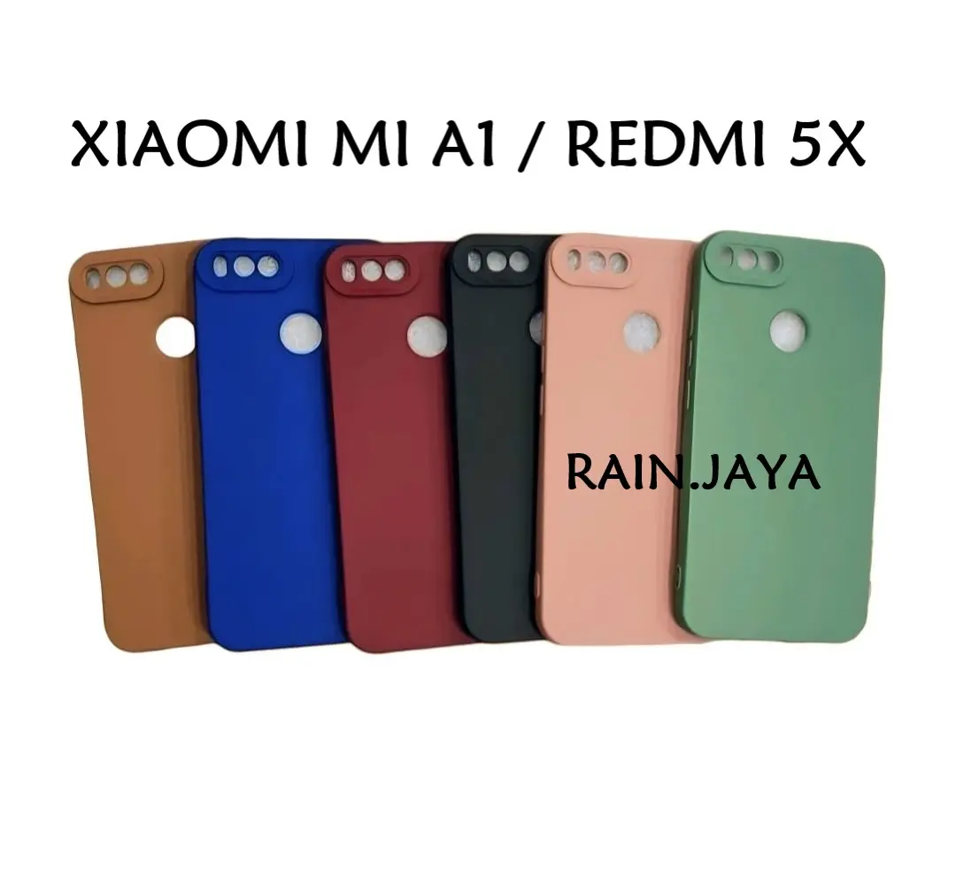 CASING HP MACARON PRO CAMERA XIAOMI MI A1 / XIAOMI REDMI 5X CASE PELINDUNG KAMERA PREMIUM COVER PELINDUNG HP BUMPER CASE MACARON MATTE CASING TERBARU UNTUK XIAOMI MI A1 / XIAOMI REDMI 5X
