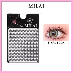 MILAI Riasan Mata A91 Natural / Korean Bervolume Bulumata Palsu 10-12mm Eyelash Extension