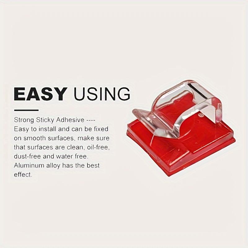 Product Introduction of 10/30/50pcs Self-Adhesive Cable Clips, Desk Organizers For Home Wall Decor 1